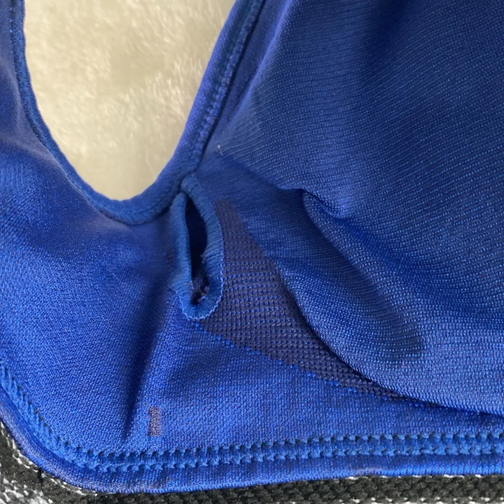 New Balance blue camo sports racerback bra - Picture 16 of 16